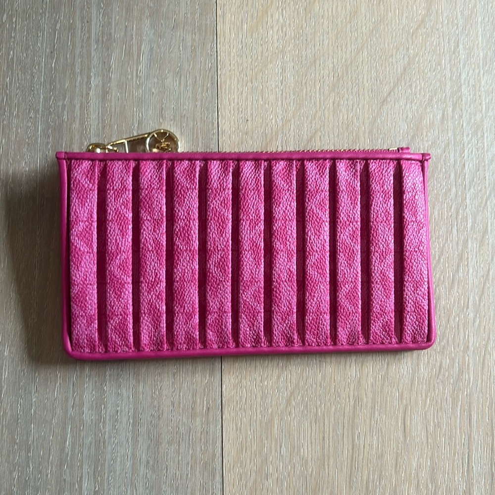 Michael Kors Pink Keychain Wallet